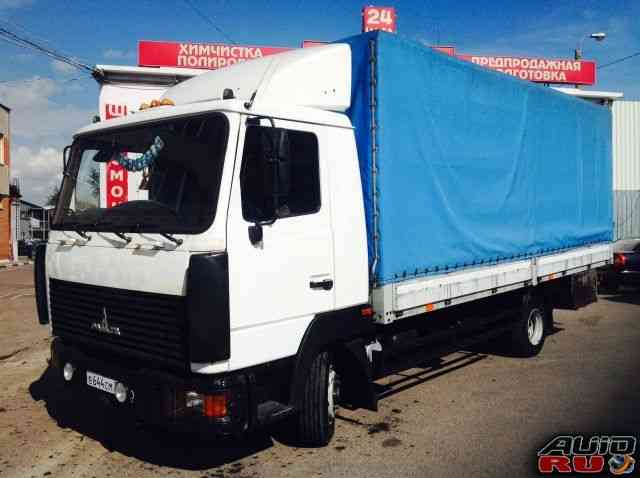 Маз 437143 тентованный бортовой грузовик 715т. р 