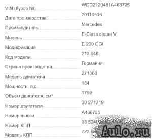 Mercedes-Benz E-класс, 2011 Mercedes-Benz E-класс, 2011