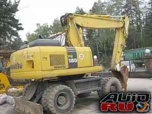 Колесный экскаватор Komatsu PW 180-7 выпуска 2007г