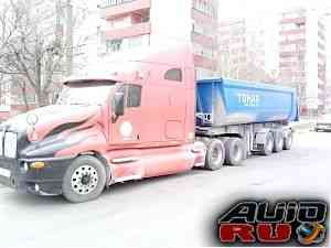 Сцепка Kenworth T 2000 и Тонар 9532