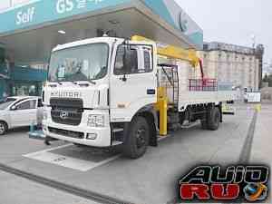 Новый грузовик Hyundai HD-170 с кму