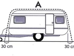 Палатка для каравана (прицеп дача)