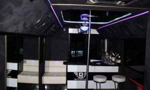 White party bus