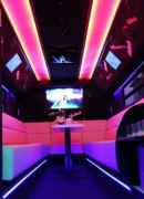 White party bus