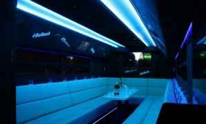 White party bus